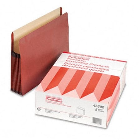 Esselte Pendaflex Esselte Pendaflex 45302 Watershed 7   Expansion File Pocket  Straight  Letter  Red  5/Box 45302